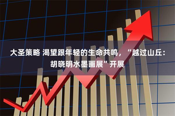 大圣策略 渴望跟年轻的生命共鸣，“越过山丘：胡晓明水墨画展”开展