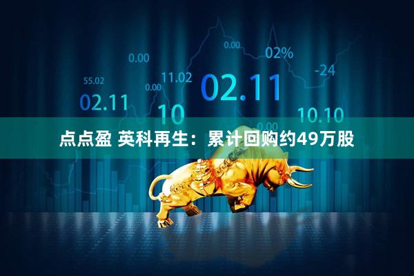 点点盈 英科再生：累计回购约49万股